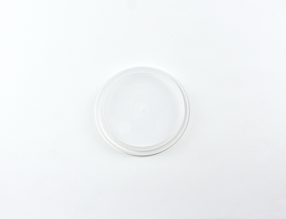 0979.19 EURO-Deckel - rund - 128 mm -  - natur-transparent - Polypropylen (PP)
