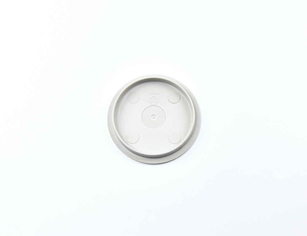 0979.46 EURO lid - round - 120 mm -  - grey - Polypropylene (PP)