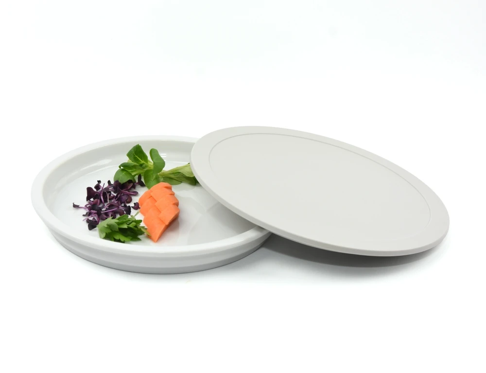 0980.42 EURO lid - round - 238 mm - - grey - Polypropylene (PP)