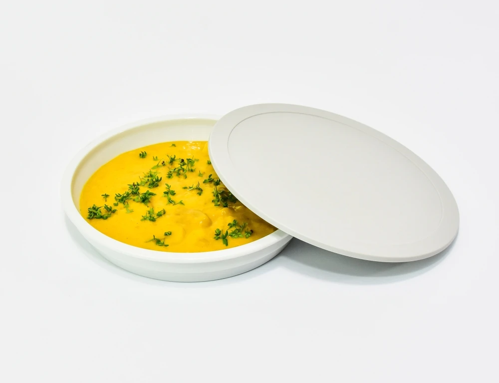 0980.42 EURO lid - round - 238 mm - - grey - Polypropylene (PP)