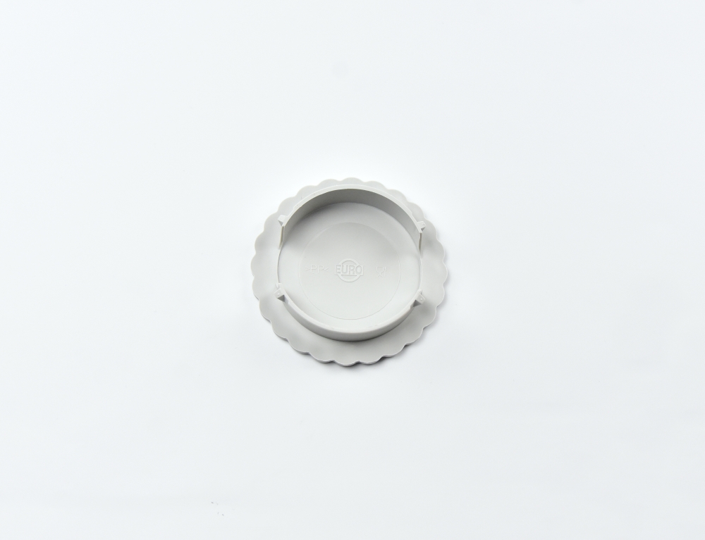 0999.47 EURO-Klemmdeckel - rund - 95 mm -  - grau - Polypropylen (PP)