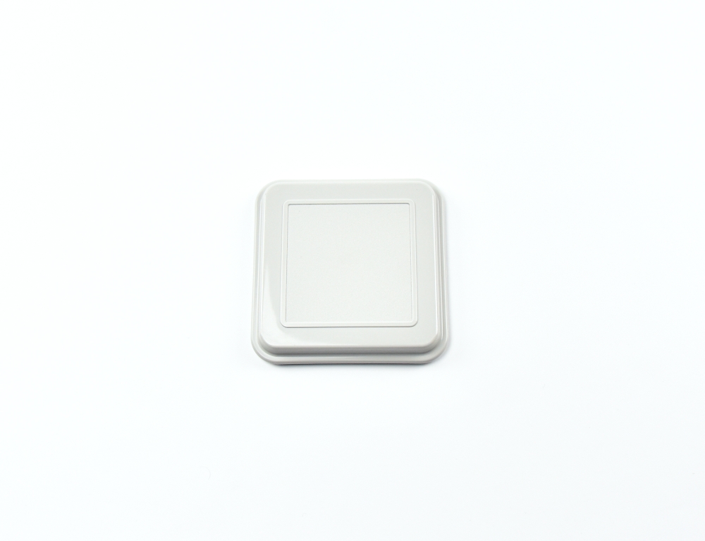 1045.46 EURO-Deckel - quadratisch -  - 110 x 110 mm - grau - Polypropylen (PP)