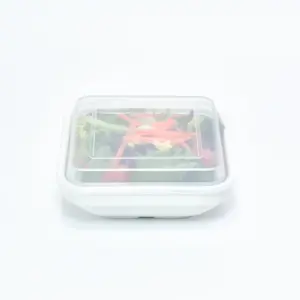 1045.47 EURO-Deckel - quadratisch - - 115 x 115 mm - natur-transparent - Polypropylen (PP)