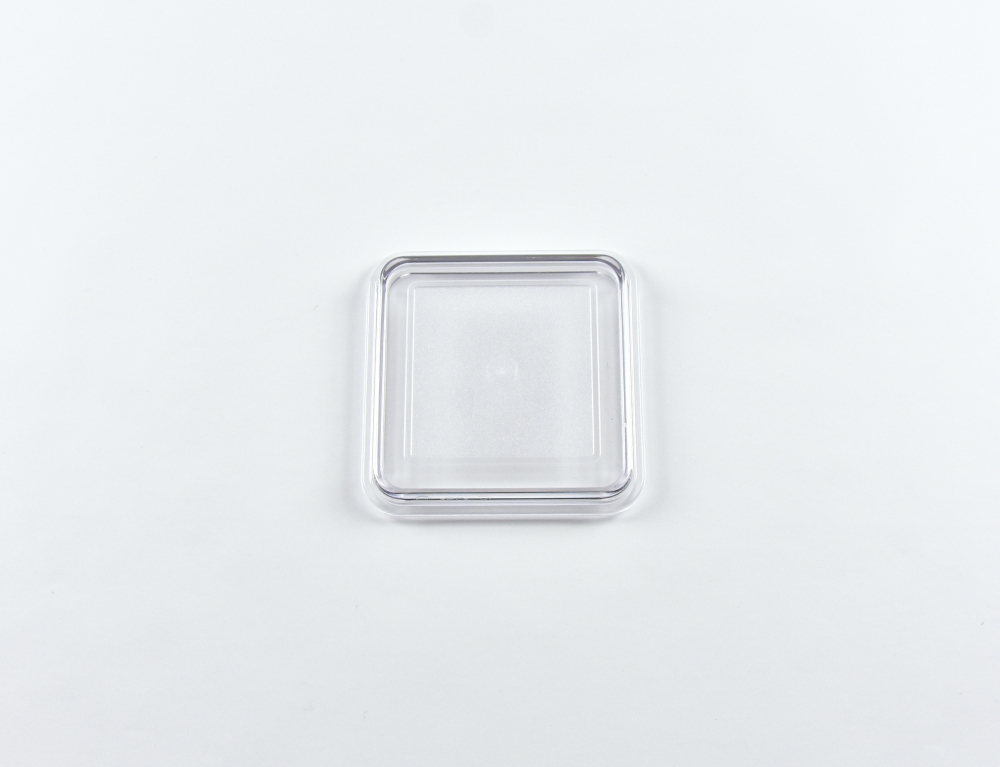 1045.48 EURO-Deckel - quadratisch -  - 110 x 110 mm - glasklar - Polycarbonat (PC)