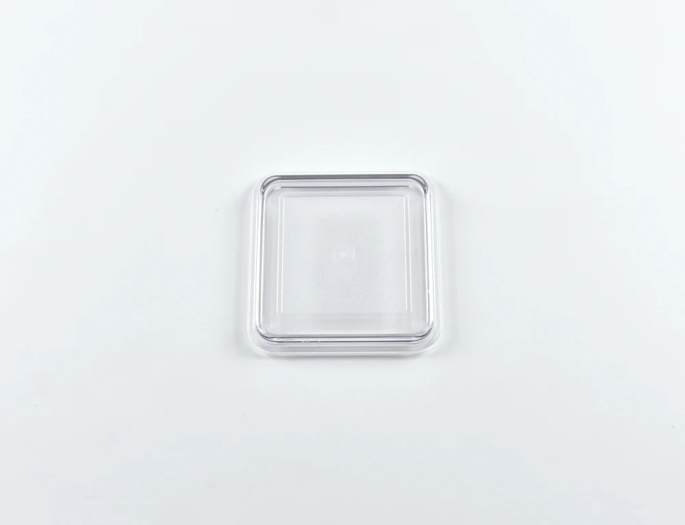 1045.48 EURO lid - square - - 110 x 110 mm - clear - Polycarbonate (PC)