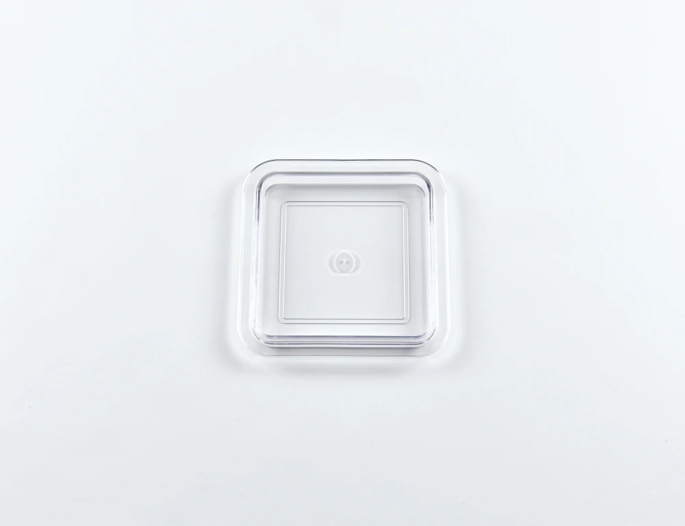 1045.49 EURO lid - square - - 115 x 115 mm - clear - Polycarbonate (PC)