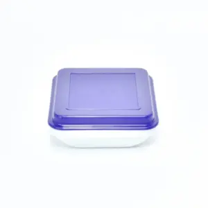 1045.83 EURO-Deckel - quadratisch -  - 110 x 110 mm - blau - Polypropylen (PP)