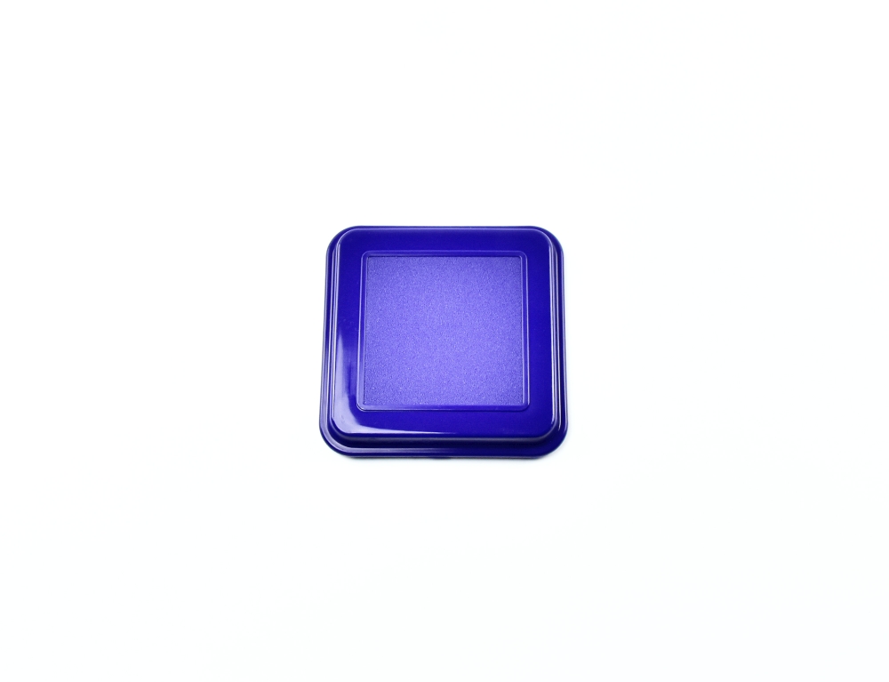 1045.83 EURO-Deckel - quadratisch -  - 110 x 110 mm - blau - Polypropylen (PP)