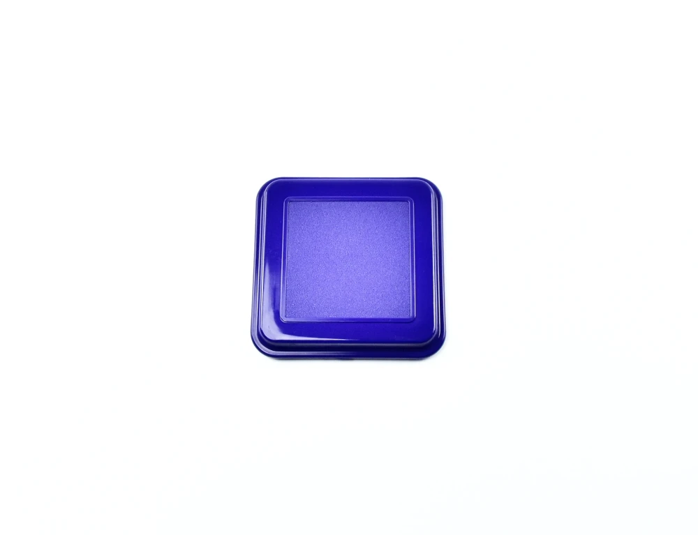 1045.83 EURO-Deckel - quadratisch - - 110 x 110 mm - blau - Polypropylen (PP)
