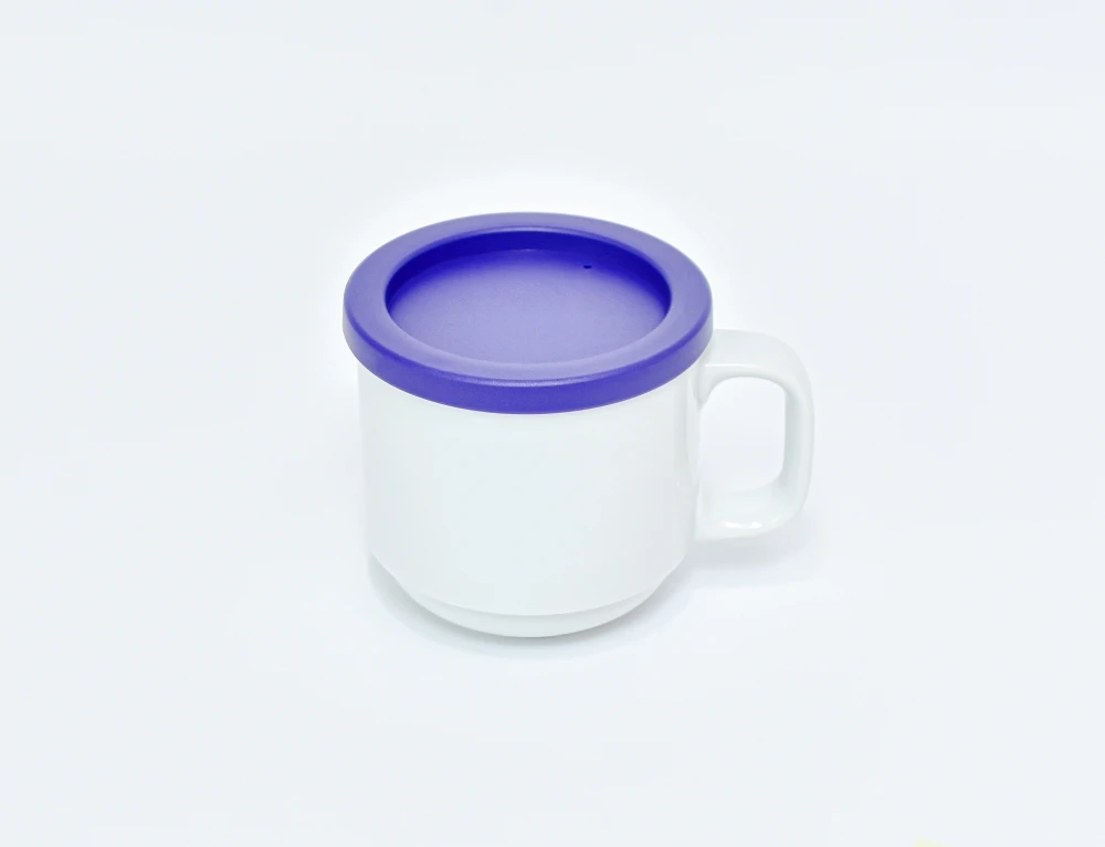 1192.96 EURO lid - round - 85 mm - - blue - Polypropylene (PP)