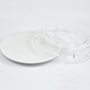 2029-0-1 EURO plate cloche - round - 240 mm -  - clear - Polycarbonate (PC)