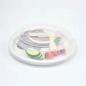 2029-0-5 EURO-Teller-Cloche - rund - 240 mm -  - natur-transparent - Polypropylen (PP)