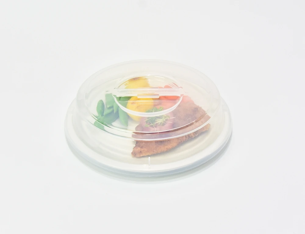 2029-1-2 EURO-Teller-Cloche - rund - 240 mm - - natur-transparent - Polypropylen (PP)