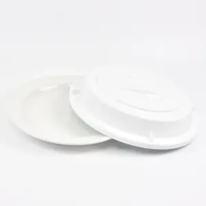 2029-2-3 EURO-Teller-Cloche - rund - 250 mm -  - weiß - Polypropylen (PP)