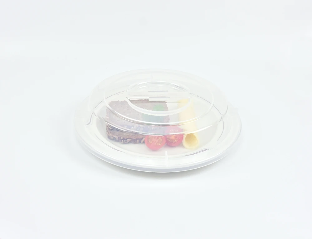 2029-2-5 EURO plate cloche - round - 250 mm - - transparent - Polypropylene (PP)