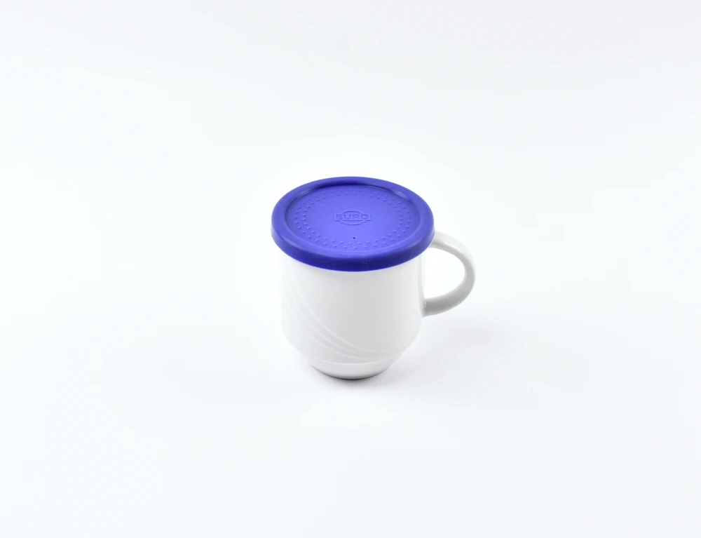 4083.20 EURO silicon lid - round - 83 mm - - blue - Silicone (Si)