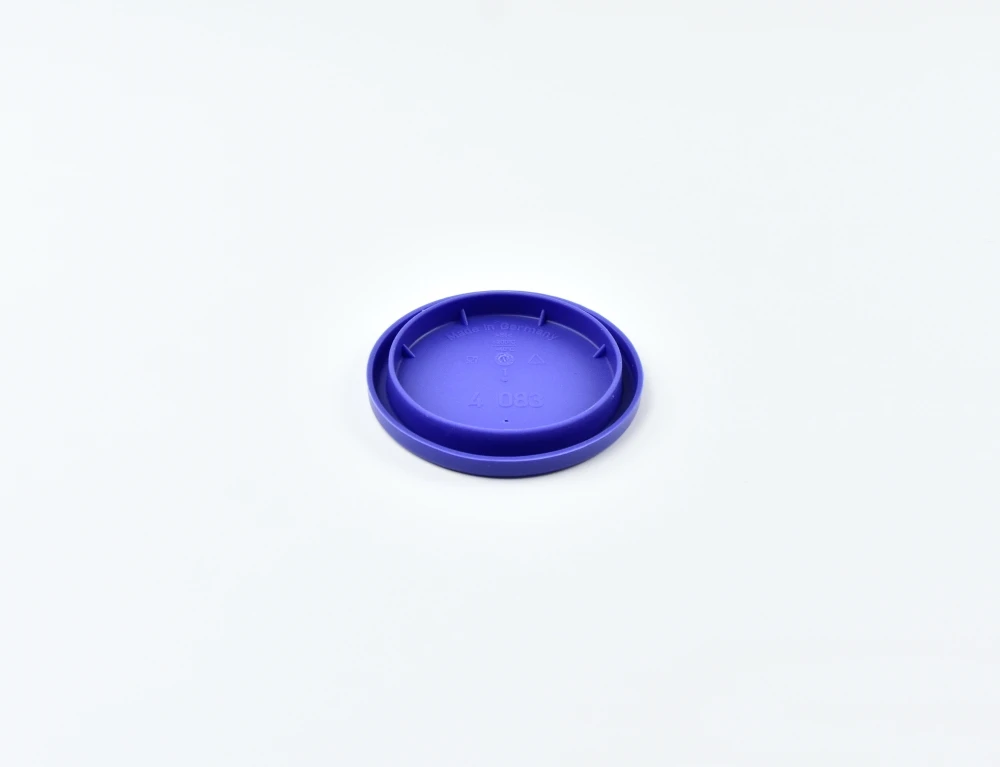 4083.20 EURO silicon lid - round - 83 mm - - blue - Silicone (Si)