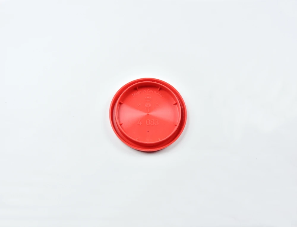 4083.30 EURO silicon lid - round - 83 mm - - red - Silicone (Si)