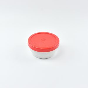 4111.30 EURO silicone lid - round - 111 mm -  - red - Silicone (Si)