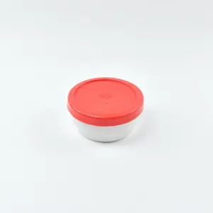 4111.30 EURO-Silikondeckel - rund - 111 mm -  - rot - Silikon (Si)