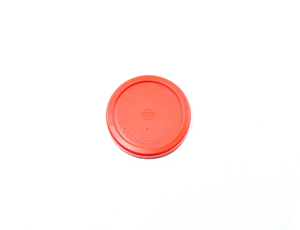 4111.30 EURO-Silikondeckel - rund - 111 mm - - rot - Silikon (Si)