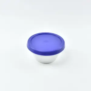 4125.20 EURO-Silikondeckel - rund - 125 mm -  - blau - Silikon (Si)