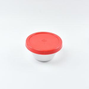 4125.30 EURO silicone lid - round - 125 mm -  - red - Silicone (Si)