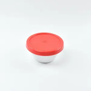 4125.30 EURO-Silikondeckel - rund - 125 mm -  - rot - Silikon (Si)