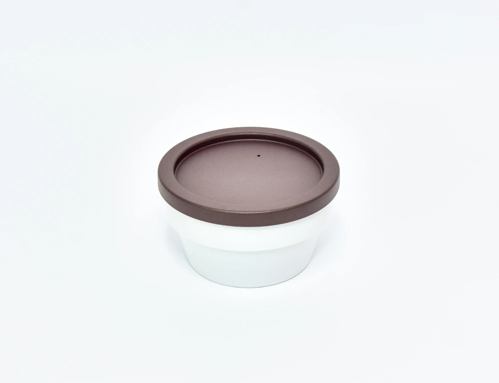 7140.21 EURO lid - round - 110 mm - - brown - Polybutylene terephthalate (PBT)