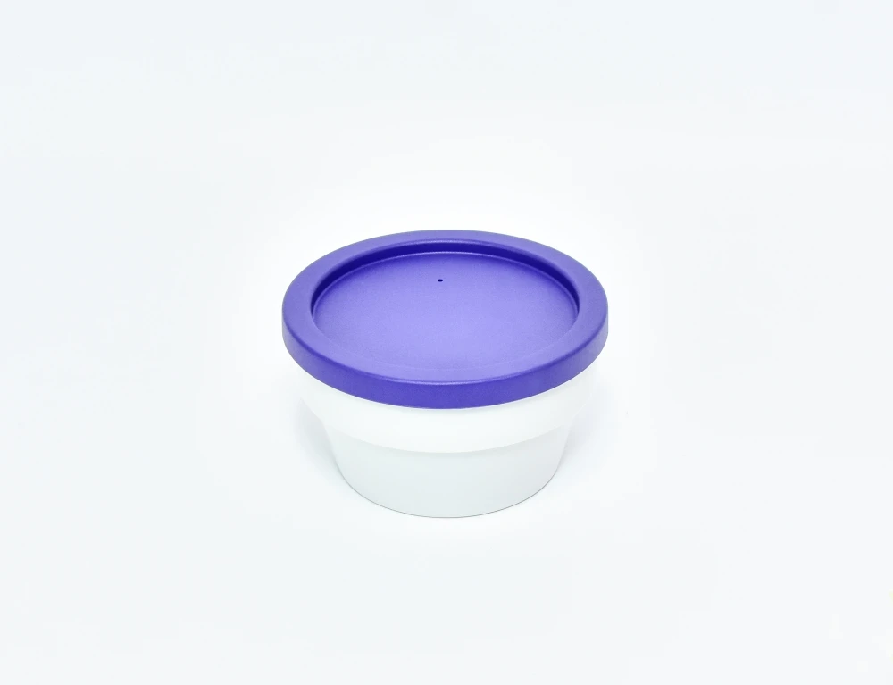 7140.91 EURO lid - round - 110 mm - - blue - Polybutylene terephthalate (PBT)
