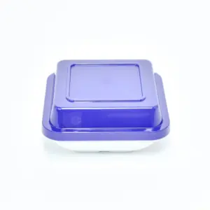 7154.95 EURO-Deckel - quadratisch -  - 125 x 125 mm - blau - Polypropylen (PP)