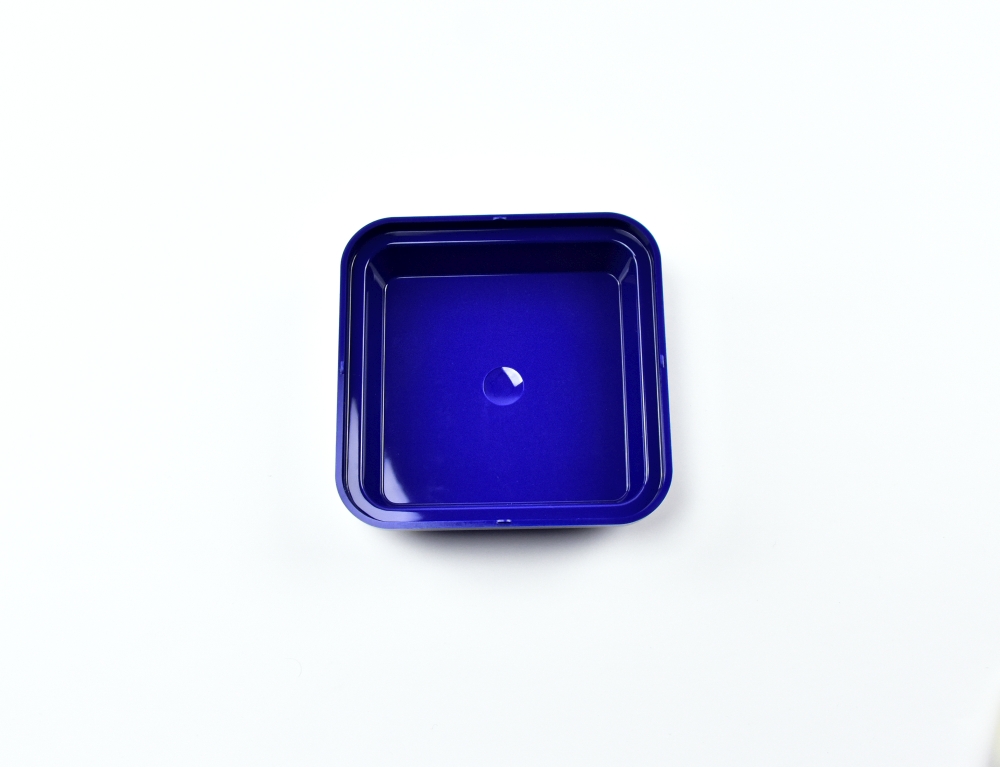 7154.97 EURO-Deckel - quadratisch -  - 125 x 125 mm - blau - Polycarbonat (PC)