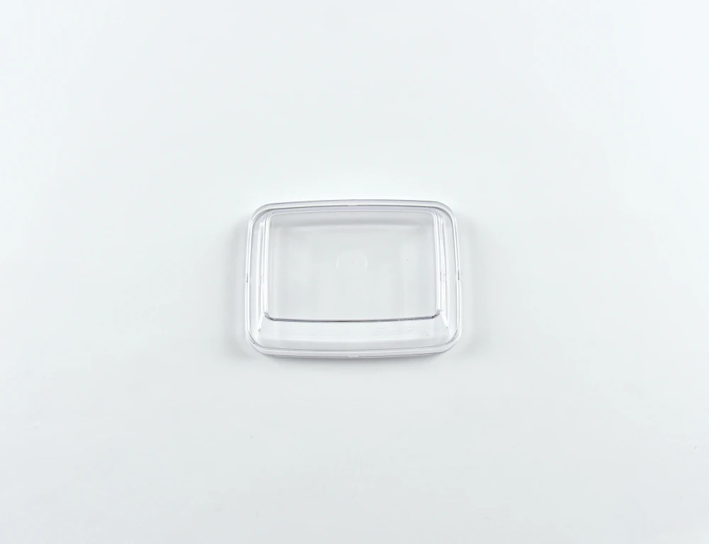 7181.47 EURO lid - rectangular - - 120 x 90 mm - clear - Polycarbonate (PC)