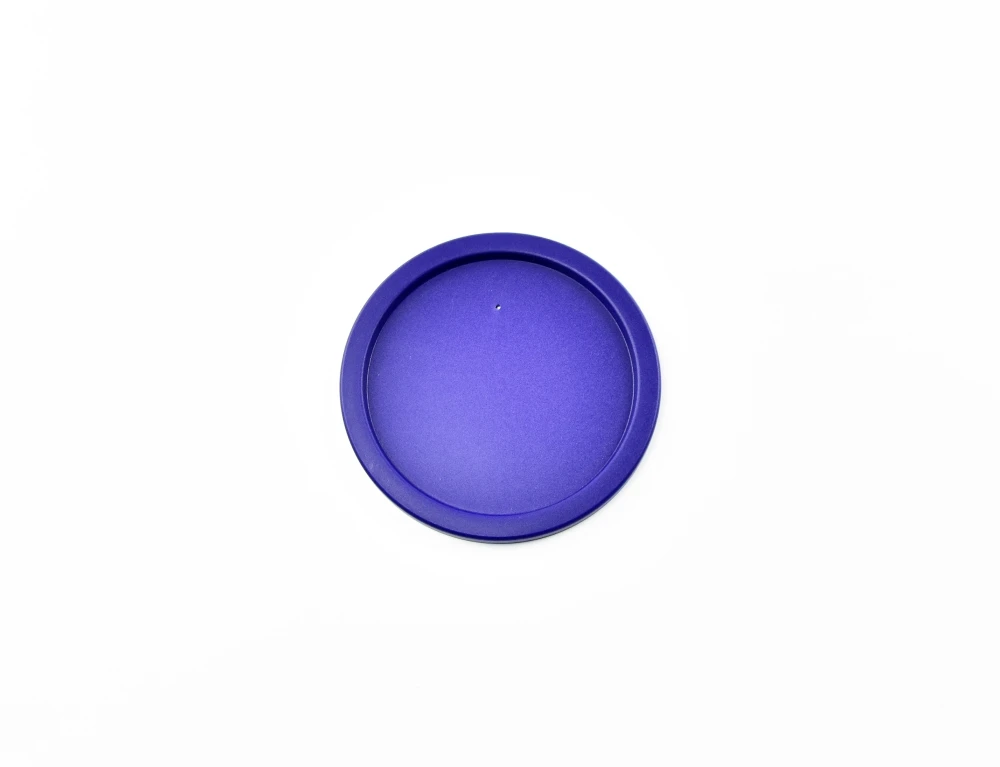 7200.95 EURO lid - round - 125 mm - - blue - Polypropylene (PP)