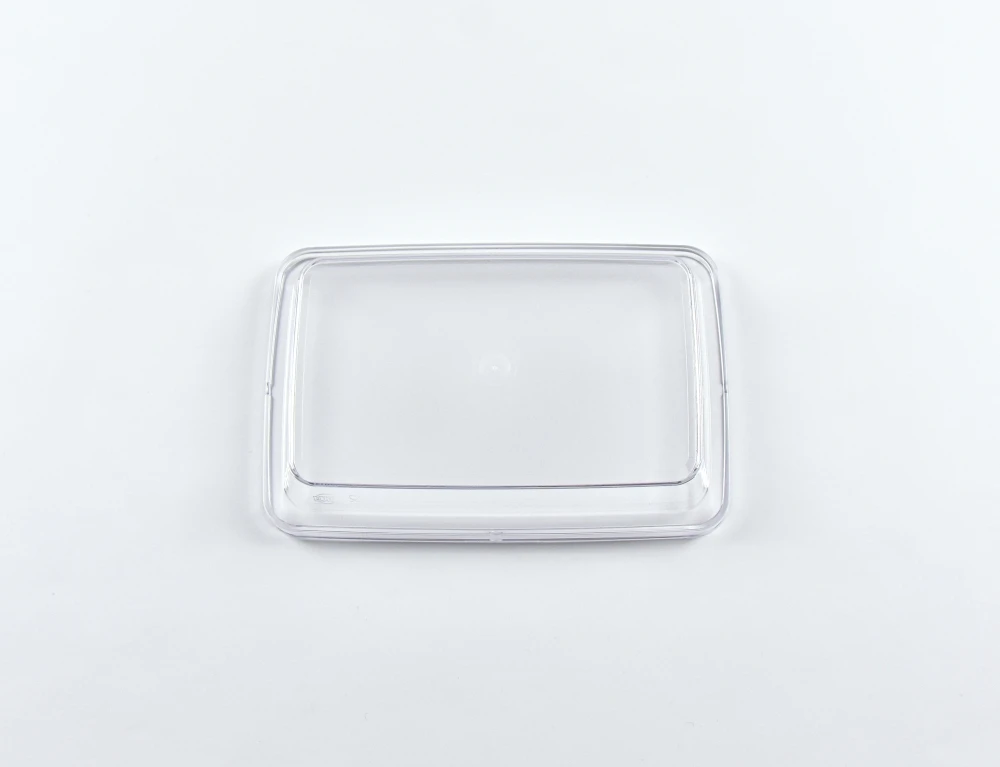 7244.47 EURO lid - rectangular - - 182 x 120 mm - clear - Polycarbonate (PC)