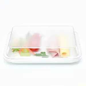 7244.75 EURO-Systemdeckel - rechteckig - - 185 x 135 mm - glasklar - Tritan