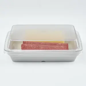 7244.76 EURO-Systemdeckel - rechteckig - - 182 x 120 mm - glasklar - Tritan