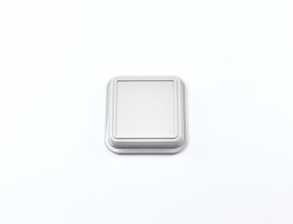 7249.45 EURO-Deckel - quadratisch -  - 110 x 110 mm - grau - Polycarbonat (PC)