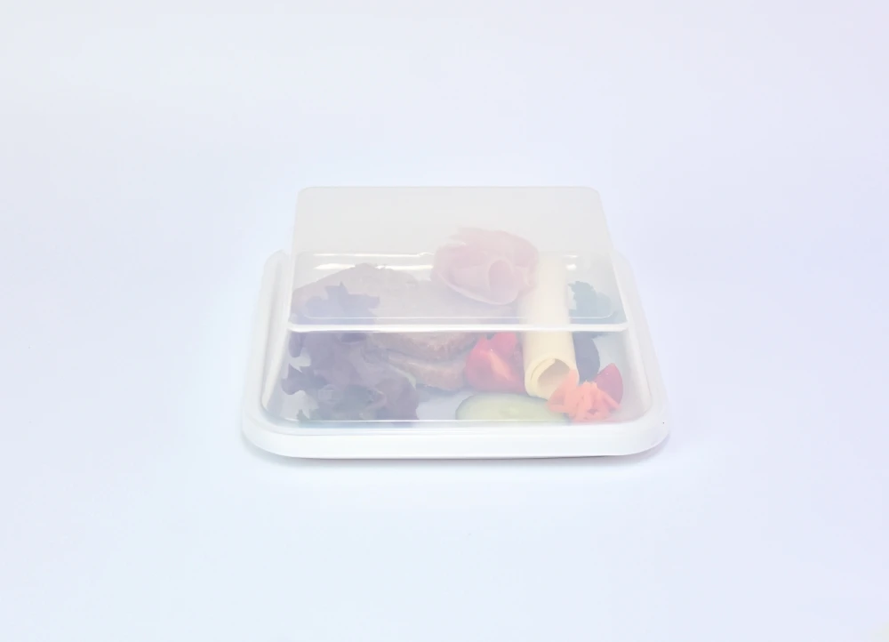 7296.45 EURO cover - square - - 180 x 180 mm - transparent - Polypropylene (PP)