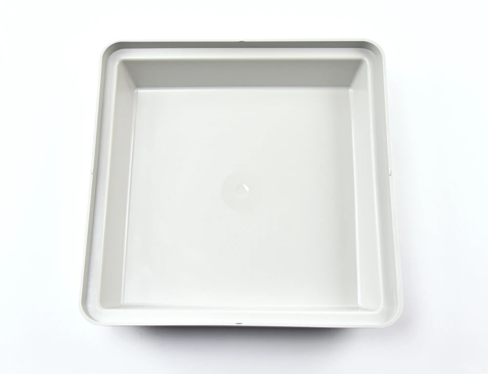7298.49 EURO cover - square - - 228 x 228 mm - grey - Polypropylene (PP)