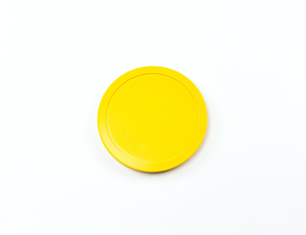 7307.11 EURO-Deckel - rund - 140 mm -  - gelb - Polybutylenterephythalat (PBT)