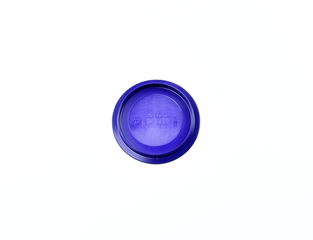 7307.17 EURO-Deckel - rund - 111 mm -  - blau - Polybutylenterephthalat (PBT)