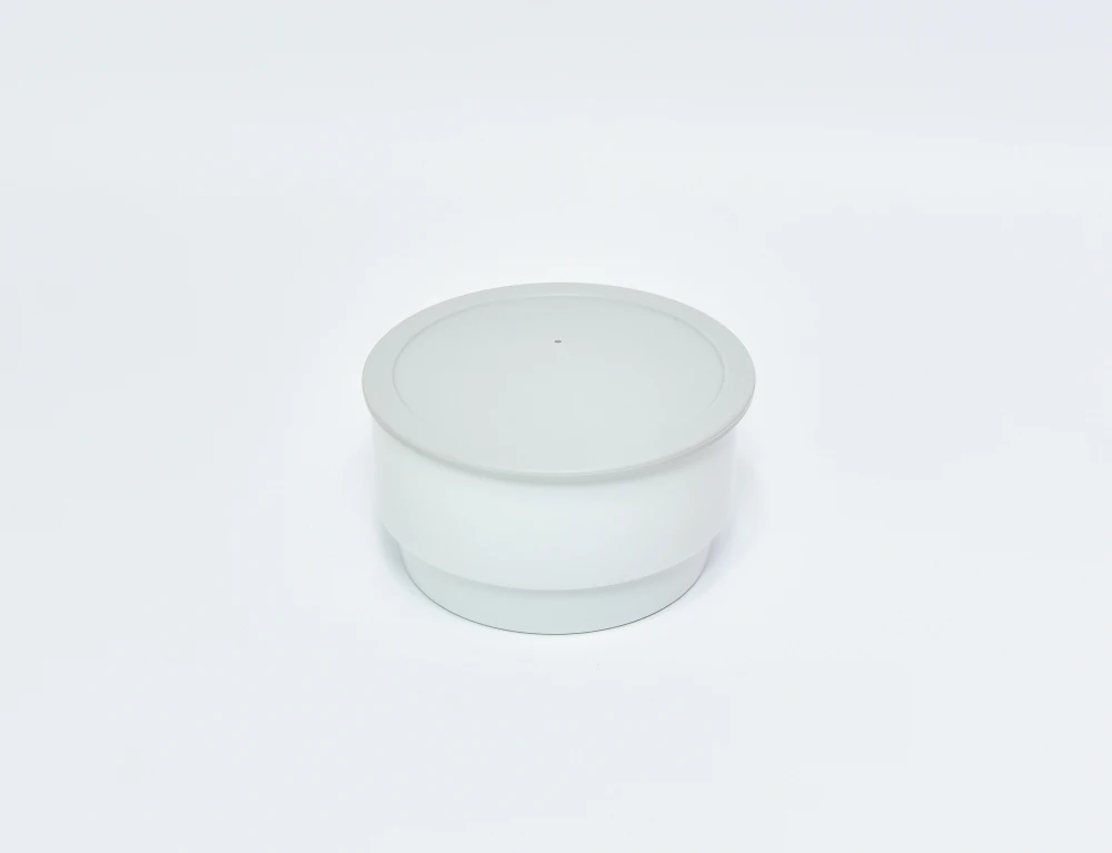 7307.27 EURO lid - round - 109 mm - - grey - Polybutylene terephthalate (PBT)