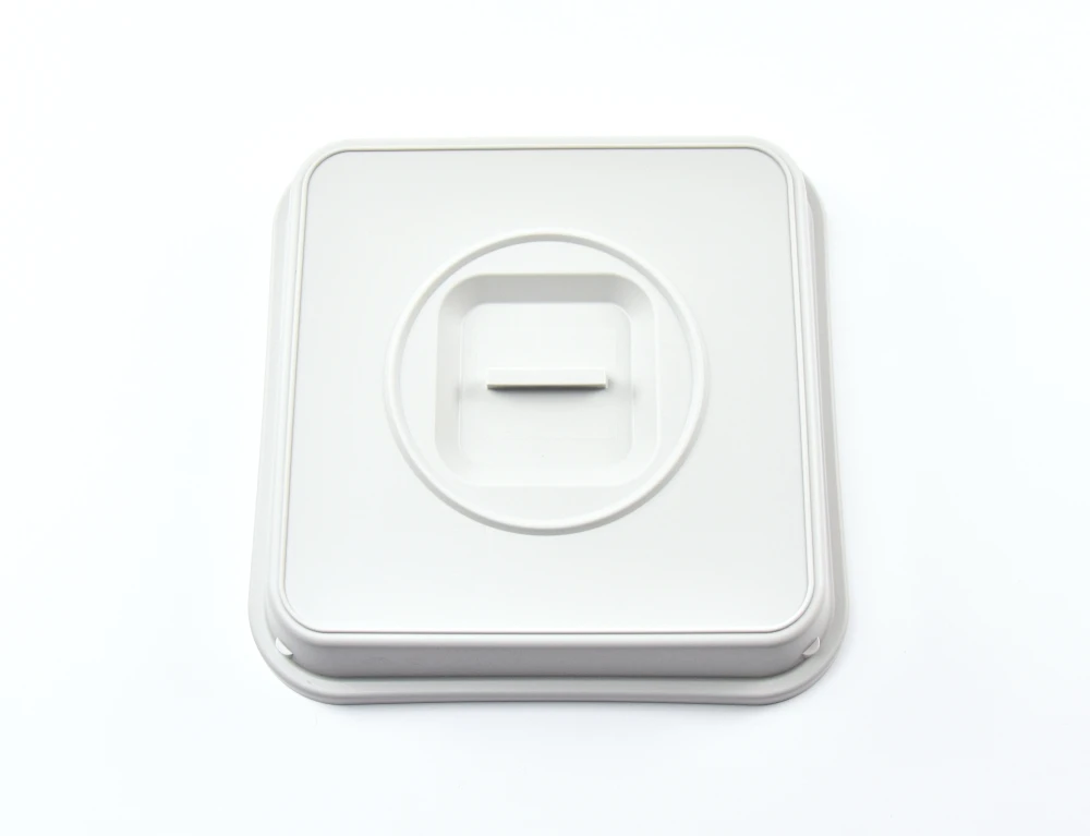 7553.01 EURO cover - square - - 207 x 207 mm - grey - Polypropylene (PP)
