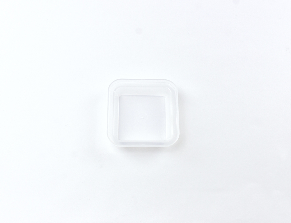 7569.01 EURO-Deckel - quadratisch -  - 95 x 95 mm - natur-transparent - Polypropylen (PP)