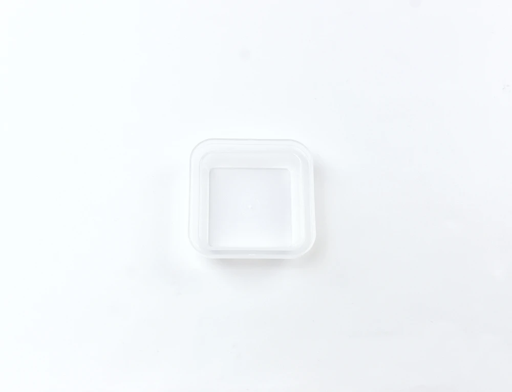 7569.01 EURO lid - square - - 95 x 95 mm - transparent - Polypropylene (PP)