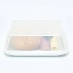 7698.01 EURO-Systemdeckel - rechteckig -  - 187 x 137 mm - natur-transparent - Polypropylen (PP)