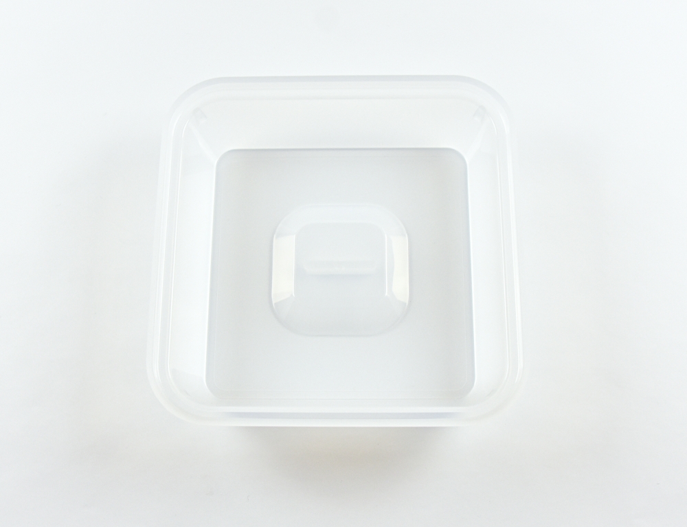 7699.01 EURO-Abdeckhaube - quadratisch -  - 195 x 195 mm - natur-transparent - Polypropylen (PP)