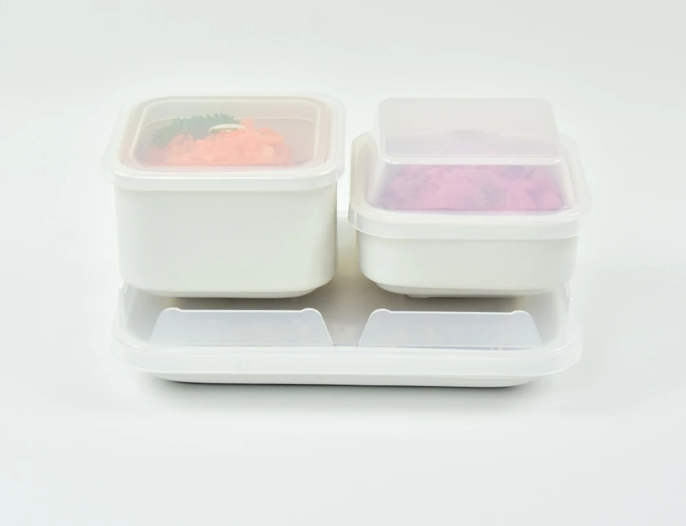 7752.01 EURO lid with balcony - rectangular - - 185 x 135 mm - transparent - Polypropylene (PP)